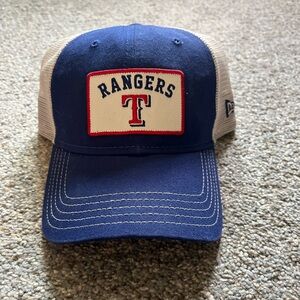 Texas Rangers Blue and White Trucker Caps